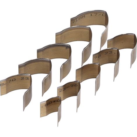 10 moules de découpe pour embouts de bracelets de montre (queue pointue, queue d'épée, queue carrée) pour embouts de ceintures en cuir faits main et queues d'épée (1/5)