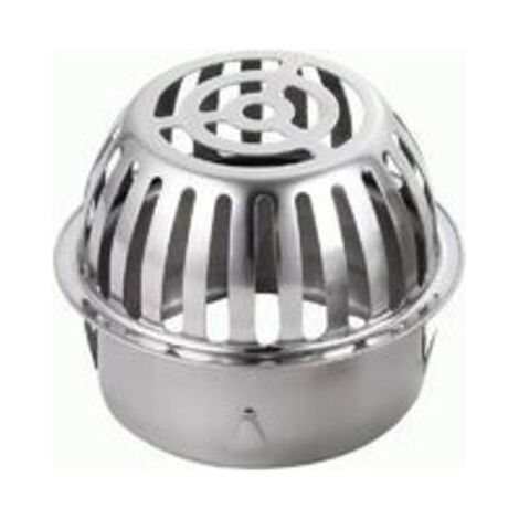 pour Gouttière - Protection Gouttiere Feuilles - Grille anti-feuilles en acier inoxydable pour gouttières - 100 mm - Protection contre les feuilles - Pour éviter les blocages (1/5)