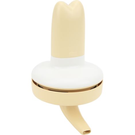 Aspirateur de bureau portable mini, aspirateur de table, balai à confettis jaune (1/5)