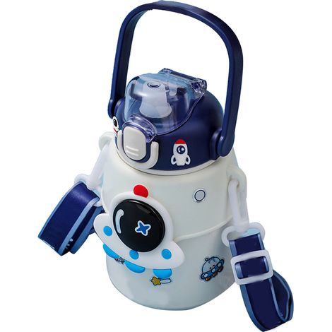 Gourde isotherme Big Belly en acier inoxydable 316, motif astronaute, grande capacité (850 ml). (1/5)