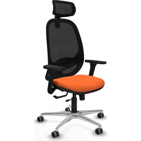 Silla de oficina piqueras y crespo Cilanco negro reposacabezas ajustable (1/2)