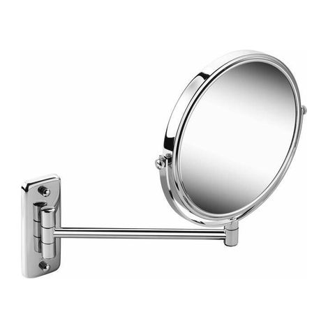 Geesa Mirror Miroir de rasage 1 bras grossissant 3x ø 200 mm Chrome