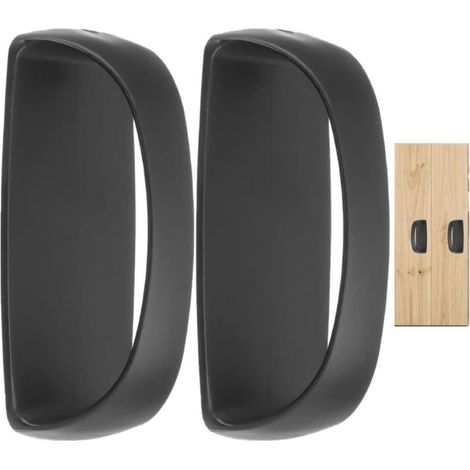 2pcs Poignée De Porte Coulissante Adhésive, Poignée De Tiroir Poignées De Tiroir Abs Poignée D'armoire en Plastique pour Fenêtre, Armoires, Tiroirs
