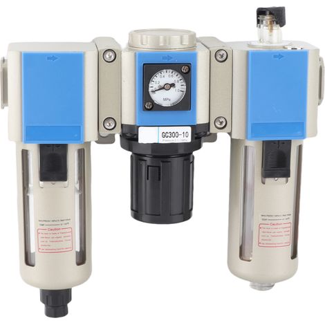Unité combinée filtre débit compresseur air régulateur pression lubrificateur séparateur eau huile GC300-10 (1/5)