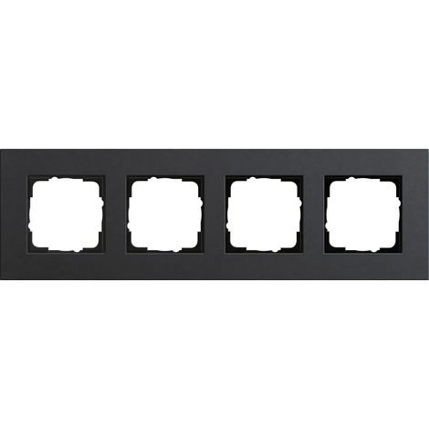 Gira Abdeckrahmen 4f Gira Esprit Lin.Mpx.Anthrazit [0214226], 0214 226
