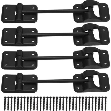 4 jeux de loquets porte en forme T 6 pouces pour caravanes, avec (1/5)
