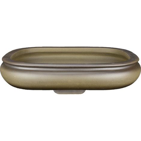 Vaso per bonsai ovale in gres 50,5x37x8,5 cm - SM019 (1/2)