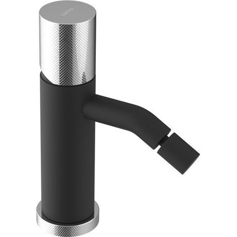Sapho Ultratap - Mitigeur de bidet, noir mat/chrome UT003TBC (1/2)