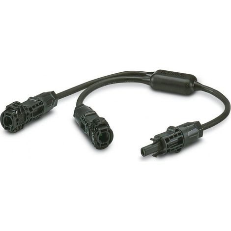 Photovoltaik-Y-Verteilerkabel 6 mm2 SUNCLIX (1 Stecker auf 2 Kupplungen) PV-ED6/Y-120(1+/2-)