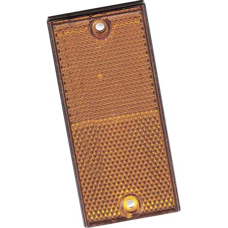 Catadioptre orange à visser 105x48 mm – Fixation rapide – Améliore la visibilité de remorques et véhicules – Sécurité accrue sur la route – Aj.Ba