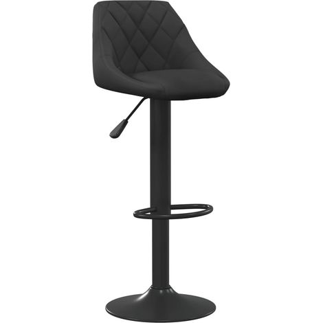 Tabouret de bar Noir Velours 12 (1/5)