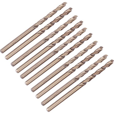 Jeu de forets en cobalt M35 HSS-CO pour le perçage de l'acier inoxydable (4,5 mm)