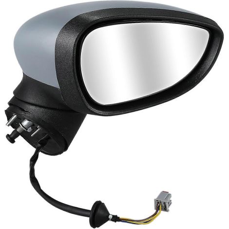 Rétroviseur latéral électrique apprêté, compatible avec Ford Fiesta Mk7 (2008-2012). (1/5)