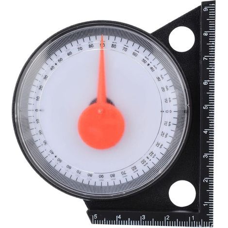 Mini-Neigungsmesser, Winkelmesser, Wasserwaage, Neigungsmesser, Neigungsmesser, Neigungswinkelmesser mit Magnetfuß (1/4)