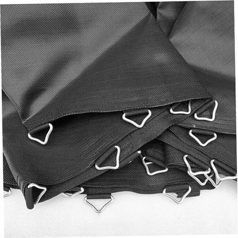 Molla per trampolino, fibbia triangolare per trampolino, anelli a V per trampolino, fibbia triangolare in acciaio inossidabile per braccialetto, accessori per trampolino, 10 pezzi (1/4)