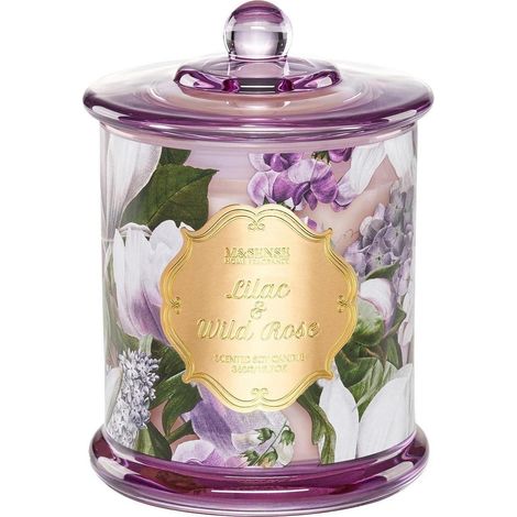 Duftkerze im Glas Flieder & Wilde Rose 360g Sojawachs 60h Brenndauer Geschenkidee