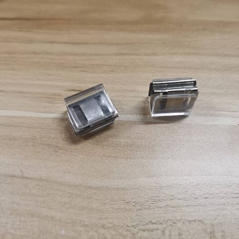 2 pièces de fermetures de sécurité pour fenêtre pour fixation de porte à moustiquaire, butée pour porte et fenêtre coulissantes 2 pièces (1/5)
