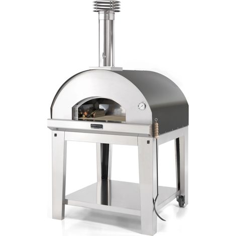 Forno Marinara con Carrello 80x80 - Antracite