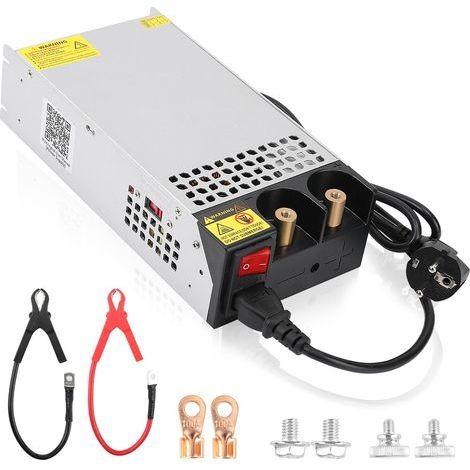 DC 12V Alimentation Transformateur 220V CA à 12V CC Convertisseur Alimentation 12V pour Driver LED Moteur Pompe Caméra Sécurité CCTV Voiture Stéréo Imprimante 3D Appareil, 100A 1200W (1/5)