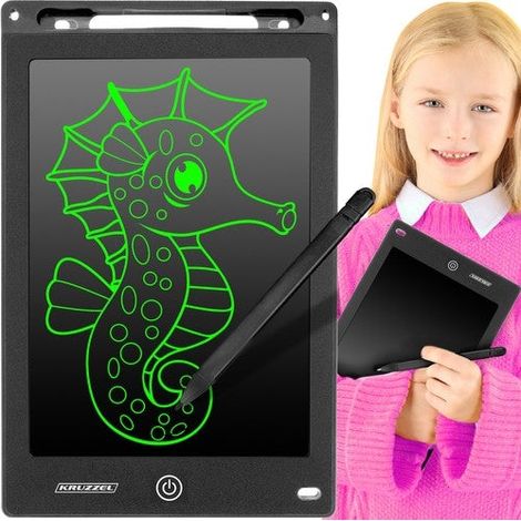 Tableta de dibujo 10" negra XL KRUZZEL 22455
