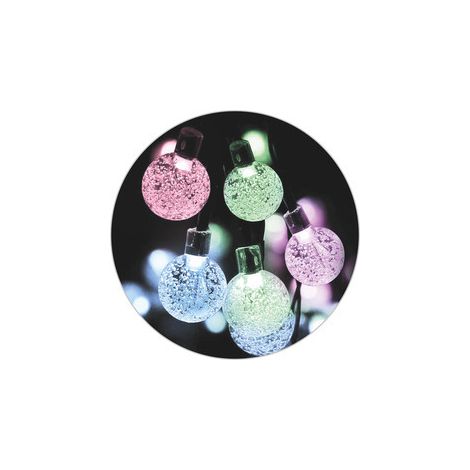 Led Girlande Solar Rgb Miniball 7mts. 79.758/7/rgb