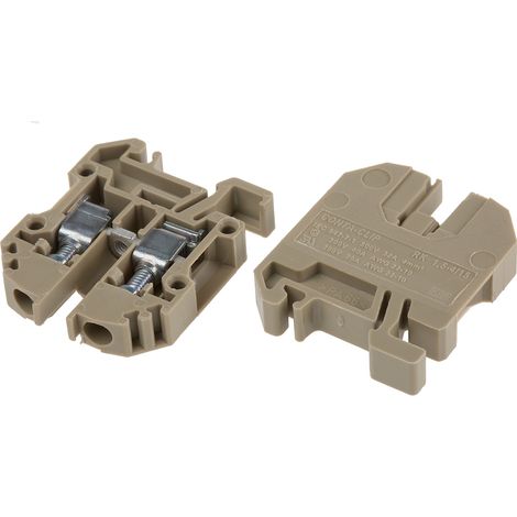 Bloc de jonction RS PRO, 0.2 4mm², Marron
