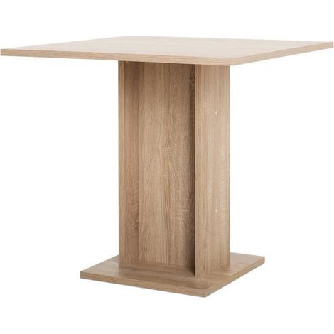 Argonauta – Table extensible à manger 80cm – décor chêne – 4 places – moderne et élégante – panneaux de particules (1/8)