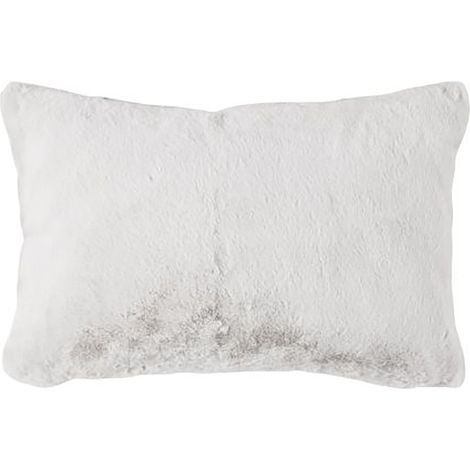 Housse de coussin 40x60 cm MADURA - Gris arctique - BIANCA (1/5)