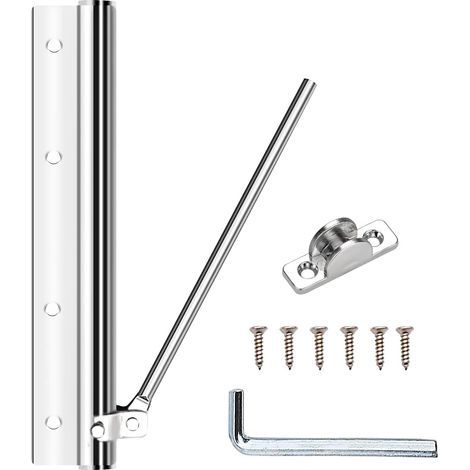Porte Closers, Ferme Porte Automatique, Ferme Porte à Ressort, Ferme Porte en Acier Inoxydable, Réglable Ferme Portes avec Vis, Pour les Portes Intérieures et Extérieures Maison & Bureau & Hôt (1/5)