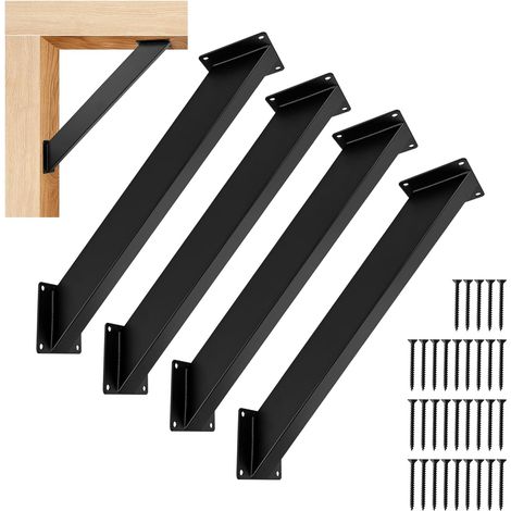 Équerres d'angle à 45 degrés - Pergola Bois Support Poteau Lot de 8 Connecteur de Poteau / Connecteur d'angle - Support d'angle pour Poutres - Kit de Support pour Pergola (1/5)