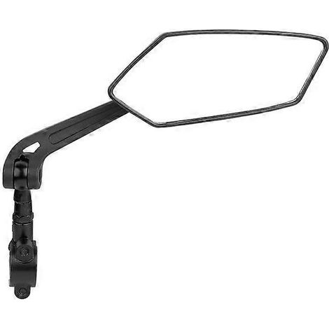 Rétroviseur de vélo avec support métallique, fixation latérale au guidon, pour vélo électrique et scooter, réflecteur de visée arrière, pivotement et lentille réglable (1/5)