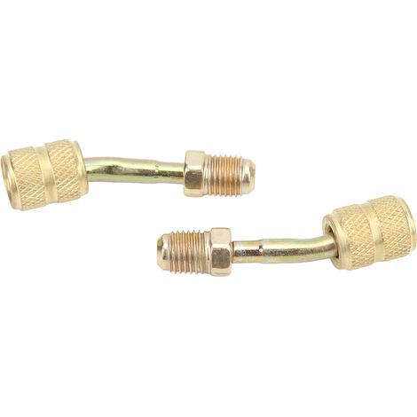 2 universelle R410A-Ladeadapter, 1/4"-auf-5/16"-Konverter für Split-Klimaanlagen, Service-Anschlussset, Ersatzteile (1/5)