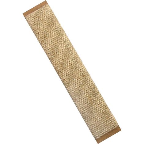 Tiragraffi piccolo in legno e sisal appendibile con catnip per gatti