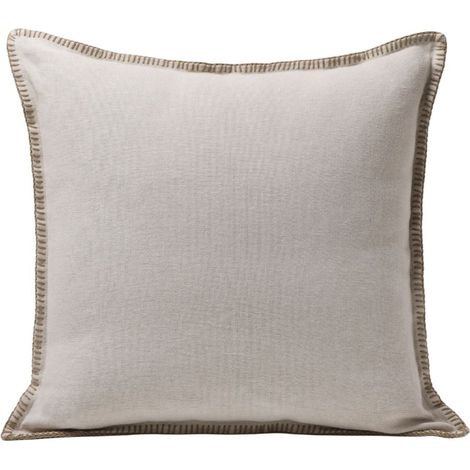 Housse de coussin en Lin épais et point de feston NINO