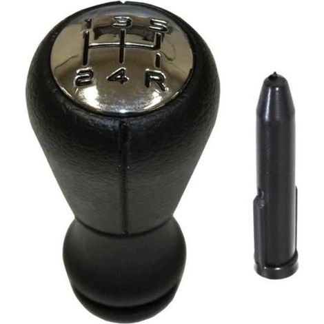 B601291-Aerzetix: Pommeau + cône levier de vitesse pour Peugeot 106 206 306 406 806 107 207 307 407 607 807 108 208 308 408 508-Ywey
