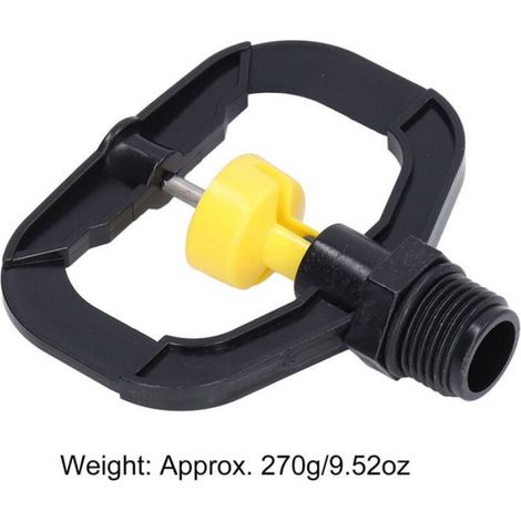 Arroseur Rotatif - Raccord G1/2 - Irrigation 360° Pour Jardin Pelouse Potager - Lot de 12 (1/5)
