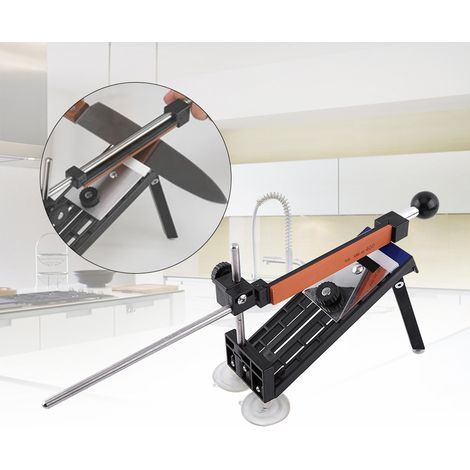 Affûteur de couteaux professionnel à angle fixe avec 4 pierres à aiguiser (1/5)