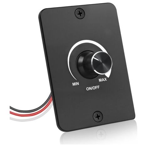 Variateur de lumière LED PWM DC 12V 5A Interrupteur Variateur de lumière, Dimming progressif, Sans scintillement, DC 12V LED Dimmable Facile à installer pour Camping-car Bateau Camion Van Caravane