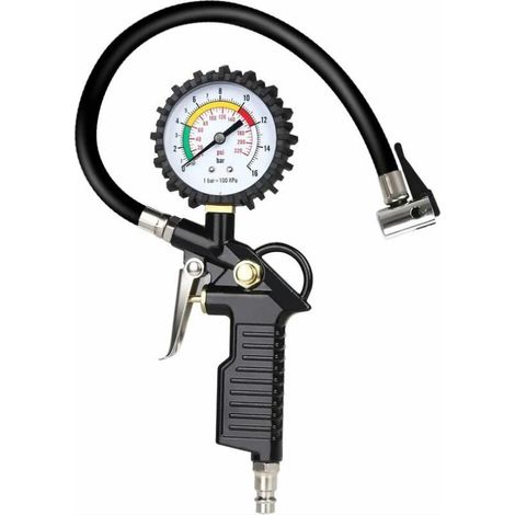 Manometre Pression Pneu, Numérique Manomètre Pneu, Pistolet de Gonflage Manomètre -1pc (1/5)