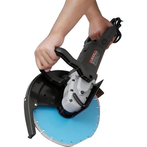 Sierra eléctrica para hormigón, 3000 W, 220 V, diámetro de la hoja de 14", profundidad máxima de corte de 5,31", velocidad de 3800 rpm. (1/5)
