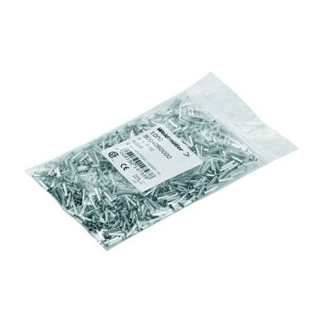 Weidmuller 9004060000 Terminal simple para cable plateado 1000 uds