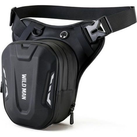 Borsa da gamba per moto Wildman L1 3L nera (1/5)