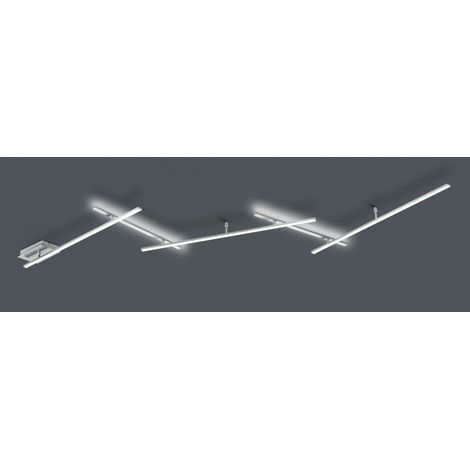 Indira Plafón-Aplique 5 Varillas Orientables Retroiluminación Níquel L245 cm Trio Lighting (1/3)