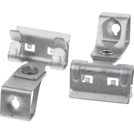 Bride M6, Epaisseur de la bride 3  8 mm, Charge maximum de 68kg ( Prix pour Paquet de 25 )
