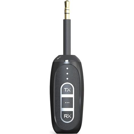 Bluetooth 5.4 Audioadapter, kabelloser Sender/Empfänger, 3,5 mm Aux, HiFi-Stereo-Musikkonverter für TV-Autokopfhörer (1/4)