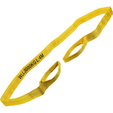 KesTek Hebeband 3t 4m Bandschlinge Hebegurt Lastschlinge Zurrgurt 3000kg (1/5)