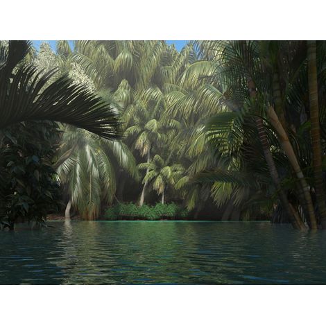 papier peint panoramique brique gris et marron - Sanders & Sanders (1/5)
