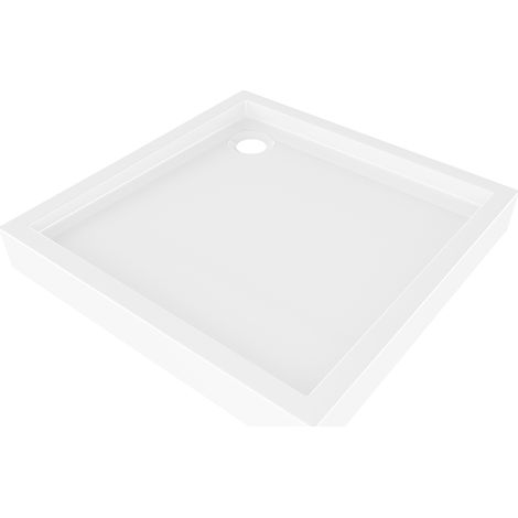 Mexen Flow+ plato de ducha cuadrado 70 x 70 cm, blanco brillo - 46S107070H (1/5)