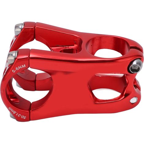 ZTTO Potence vélo en alliage d'aluminium 31.8mm tige courte VTT pour vélos route montagne rouge (1/5)