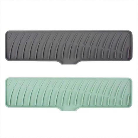 Essuie-tout silicone anti-éclaboussures pour robinet, tapis absorbeur d'eau, protection de plan de travail, 1 pièce (1/5)